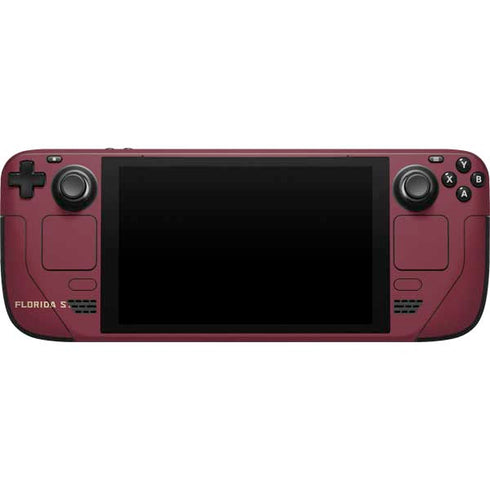 Florida State FSU Seminoles Steam Deck Handheld Gaming Computer Skin
