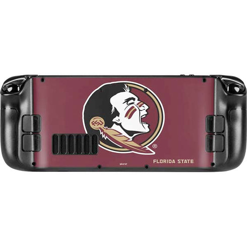 Florida State FSU Seminoles Steam Deck Handheld Gaming Computer Skin