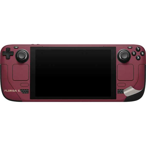 Florida State FSU Seminoles Steam Deck Handheld Gaming Computer Skin