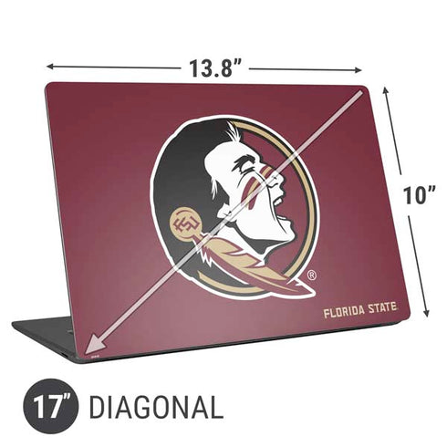 Florida State FSU Seminoles Universal Laptop 17in (13.8 x 10in) Skin