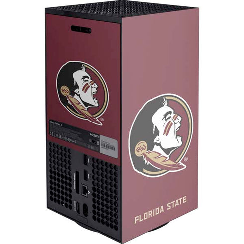 Florida State FSU Seminoles Xbox Series X Console Skin
