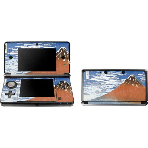 Hokusai Fuji Mountains in clear Weather 3DS (2011) Skin