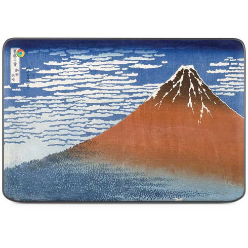 Hokusai Fuji Mountains in clear Weather HP Chromebook Skin