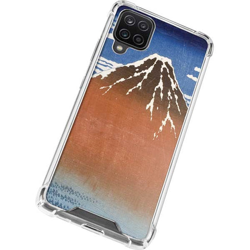 Hokusai Fuji Mountains in clear Weather Galaxy A12 Clear Case