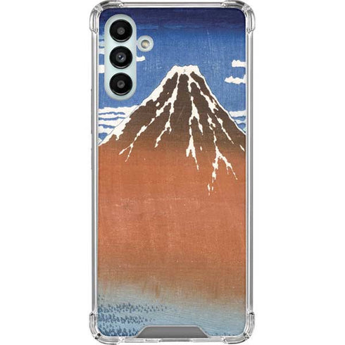 Hokusai Fuji Mountains in clear Weather Galaxy A13 5G Clear Case
