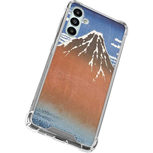 Hokusai Fuji Mountains in clear Weather Galaxy A13 5G Clear Case