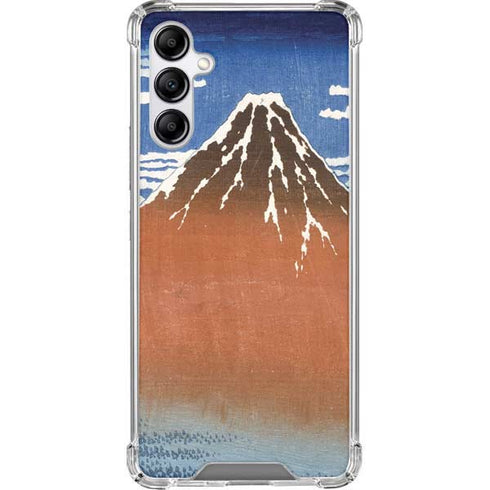 Hokusai Fuji Mountains in clear Weather Galaxy A14 5G Clear Case