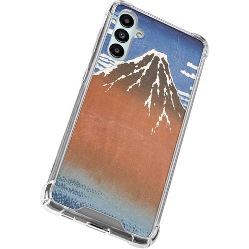 Hokusai Fuji Mountains in clear Weather Galaxy A14 5G Clear Case