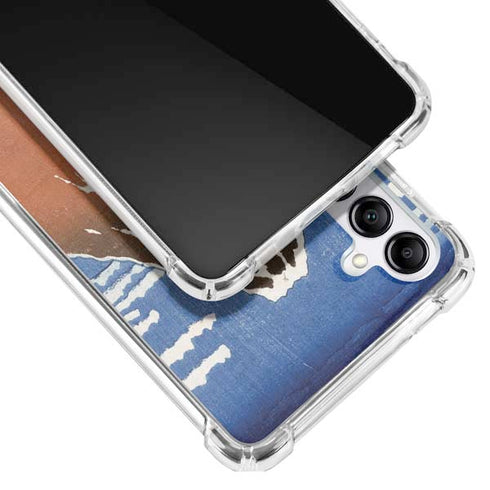 Hokusai Fuji Mountains in clear Weather Galaxy A14 5G Clear Case