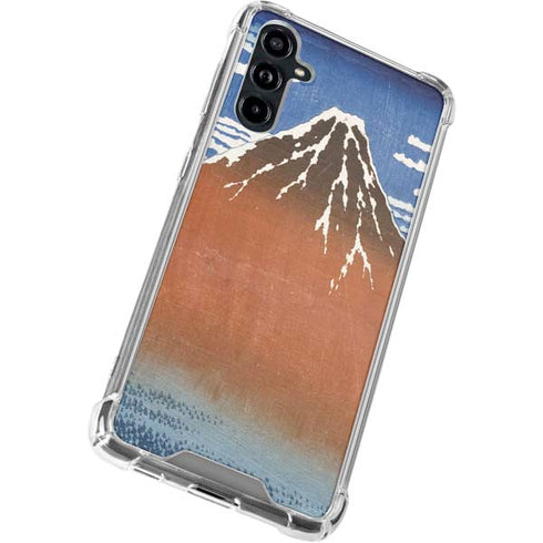 Hokusai Fuji Mountains in clear Weather Galaxy A54 5G Clear Case
