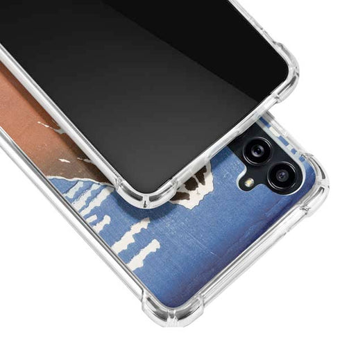Hokusai Fuji Mountains in clear Weather Galaxy A54 5G Clear Case