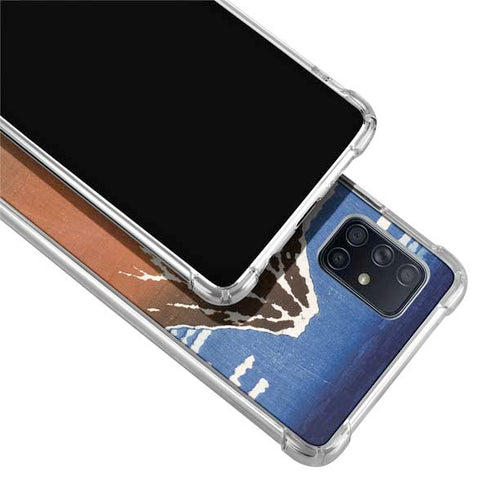 Hokusai Fuji Mountains in clear Weather Galaxy A71 5G Clear Case