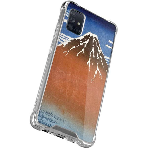 Hokusai Fuji Mountains in clear Weather Galaxy A71 5G Clear Case