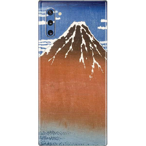 Hokusai Fuji Mountains in clear Weather Galaxy Note 10 Skin