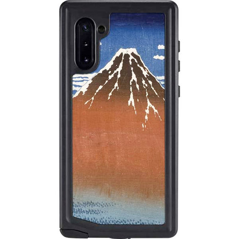 Hokusai Fuji Mountains in clear Weather Galaxy Note 10 Waterproof Case