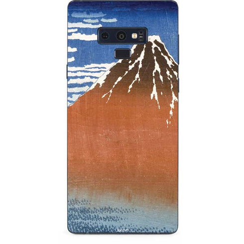 Hokusai Fuji Mountains in clear Weather Galaxy Note 9 Skin