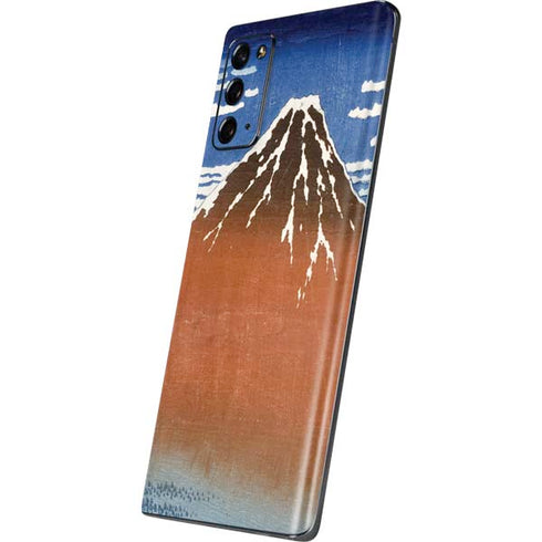 Hokusai Fuji Mountains in clear Weather Galaxy Note20 5G Skin