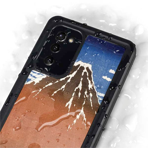 Hokusai Fuji Mountains in clear Weather Galaxy Note20 5G Waterproof Case