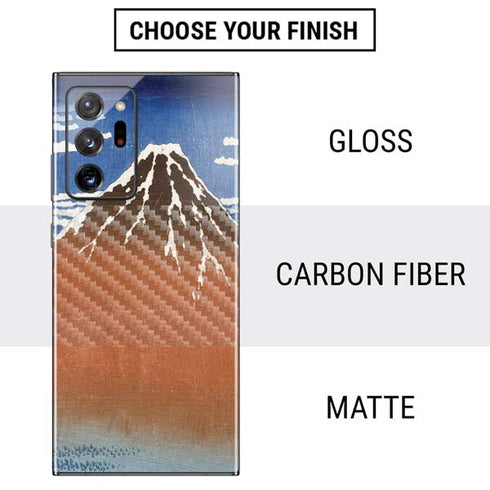 Hokusai Fuji Mountains in clear Weather Galaxy Note20 Ultra 5G Skin