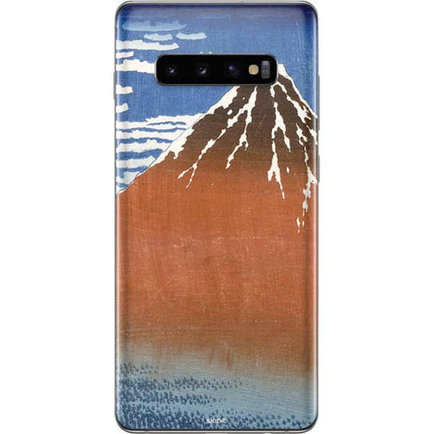 Hokusai Fuji Mountains in clear Weather Galaxy S10 Plus Skin