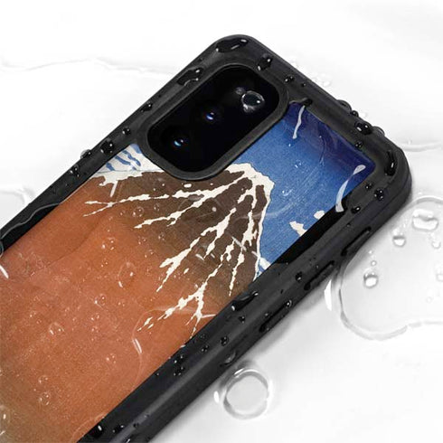 Hokusai Fuji Mountains in clear Weather Galaxy S20 Waterproof Case