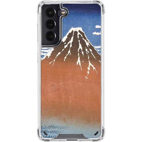 Hokusai Fuji Mountains in clear Weather Galaxy S21 5G Clear Case