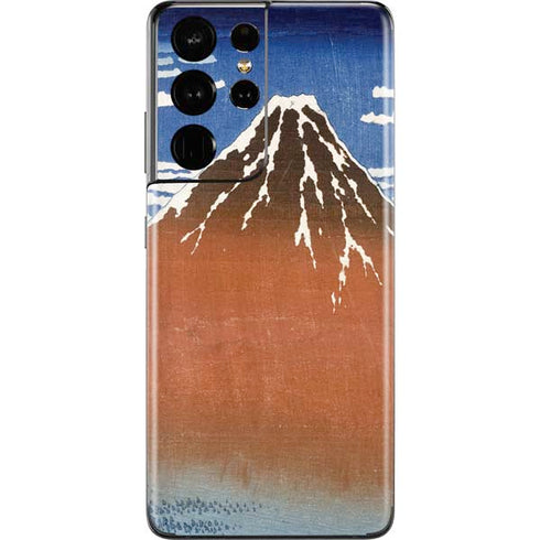 Hokusai Fuji Mountains in clear Weather Galaxy S21 Ultra 5G Skin