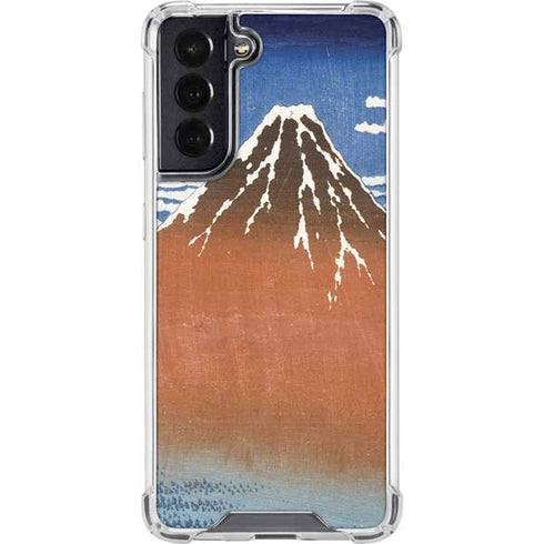 Hokusai Fuji Mountains in clear Weather Galaxy S22 Clear Case