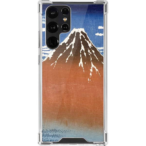 Hokusai Fuji Mountains in clear Weather Galaxy S22 Ultra Clear Case