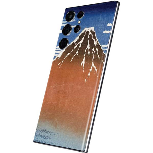Hokusai Fuji Mountains in clear Weather Galaxy S22 Ultra Skin