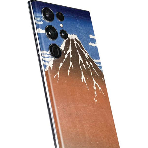Hokusai Fuji Mountains in clear Weather Galaxy S22 Ultra Skin