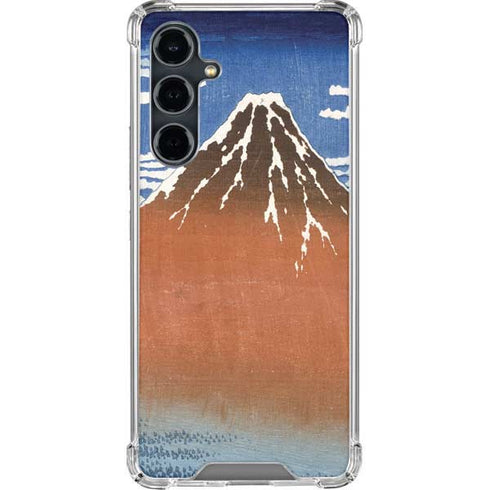 Hokusai Fuji Mountains in clear Weather Galaxy S23 FE Clear Case