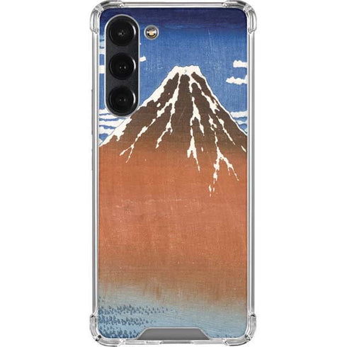 Hokusai Fuji Mountains in clear Weather Galaxy S23 Plus Clear Case