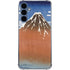 Hokusai Fuji Mountains in clear Weather Galaxy S24 Clear Case