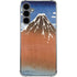Hokusai Fuji Mountains in clear Weather Galaxy S24 Plus Clear Case