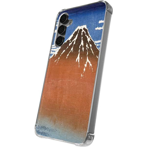 Hokusai Fuji Mountains in clear Weather Galaxy S24 Plus Clear Case