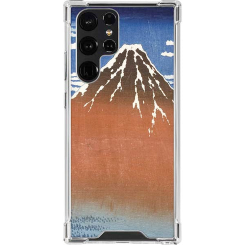 Hokusai Fuji Mountains in clear Weather Galaxy S24 Ultra Clear Case