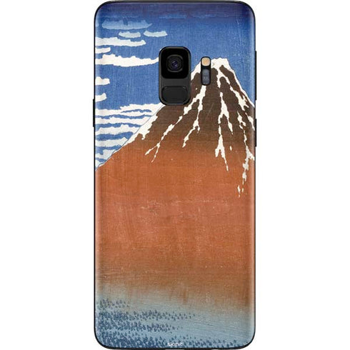 Hokusai Fuji Mountains in clear Weather Galaxy S9 Skin