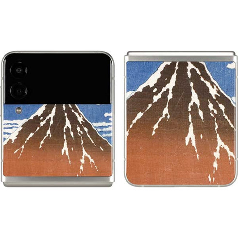 Hokusai Fuji Mountains in clear Weather Galaxy Z Flip3 5G Skin