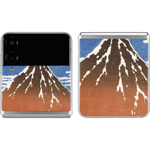 Hokusai Fuji Mountains in clear Weather Galaxy Z Flip4 5G Skin