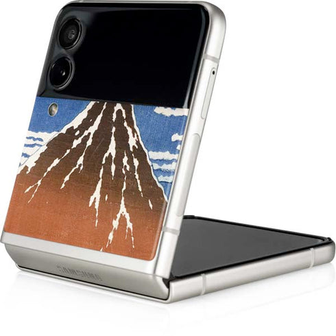 Hokusai Fuji Mountains in clear Weather Galaxy Z Flip4 5G Skin