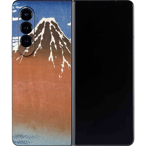 Hokusai Fuji Mountains in clear Weather Galaxy Z Fold4 5G Skin