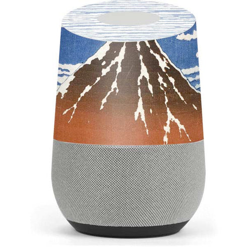 Hokusai Fuji Mountains in clear Weather Google Home Skin