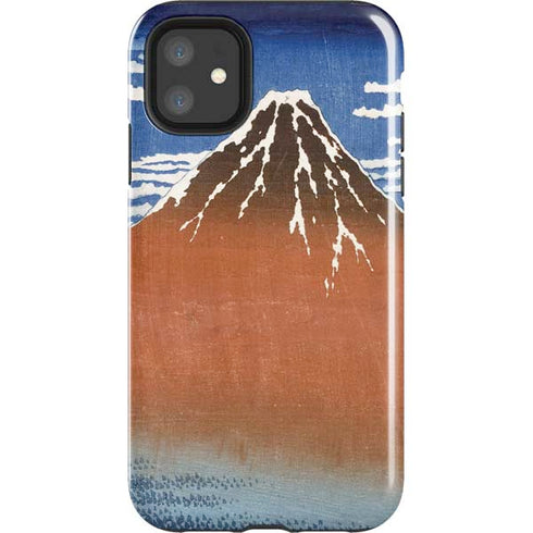 Hokusai Fuji Mountains in clear Weather iPhone 11 Impact Case
