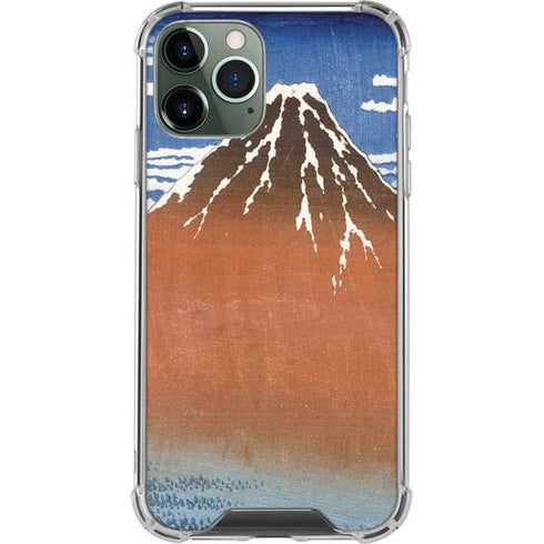 Hokusai Fuji Mountains in clear Weather iPhone 11 Pro Max Clear Case