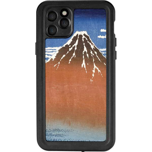 Hokusai Fuji Mountains in clear Weather iPhone 11 Pro Max Waterproof Case