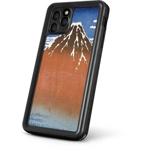 Hokusai Fuji Mountains in clear Weather iPhone 11 Pro Max Waterproof Case