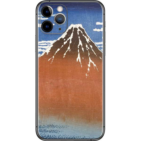 Hokusai Fuji Mountains in clear Weather iPhone 11 Pro Skin