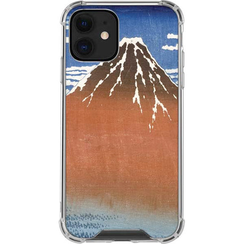 Hokusai Fuji Mountains in clear Weather iPhone 12 Mini Clear Case