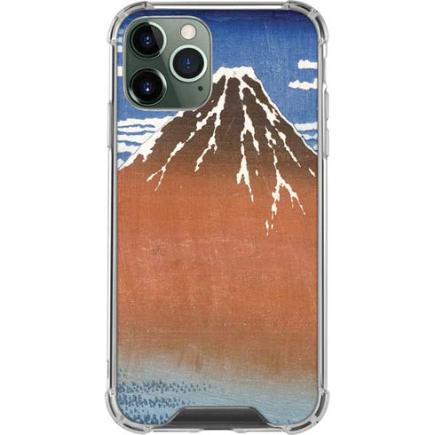 Hokusai Fuji Mountains in clear Weather iPhone 12 Pro Clear Case